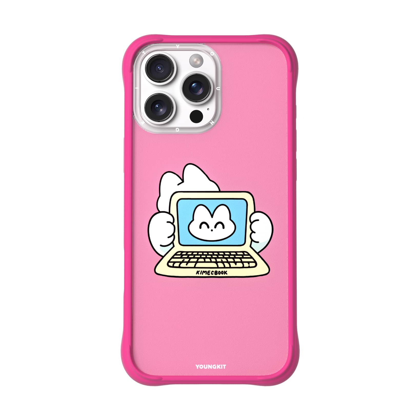 قاب Youngkit یانگ کیت Cat Diary Series صورتی